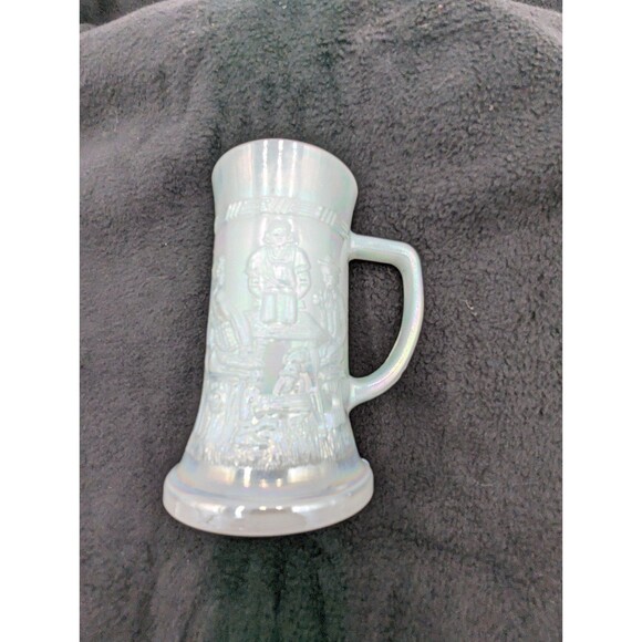Vintage Federal White Milk Glass Half Pint Beer Mug Stein - Picture 1 of 7